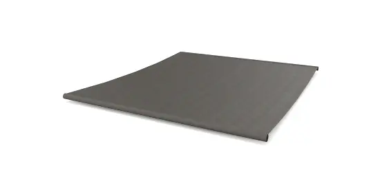 Hopper shade cloth