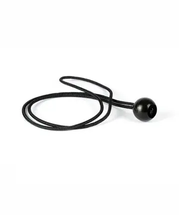 [AMA427-1] Amai shade rope with balls, black (Standaard shade)