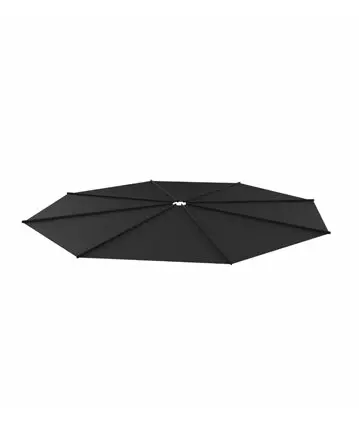 [INI186-1] Inumbrina cloth (Small 250 cm, High-Tech parasol tissu BLACK)