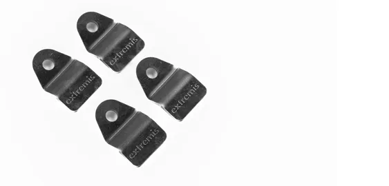 Hopper floor fastening set