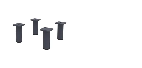 [WAL071] Walrus feet (seating height) Anthracite 4 PCS (Standard feet, seat height = 32,cm/12.8 in, Anthracite)