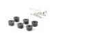 Sticks, Füß Schwarz LDPE - 6ST (rubber base)