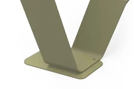 Hopper bench stabilizing support (2 pieces/set)