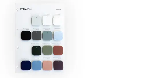 [SAL479-1]  Sample Card Metal Finishes 